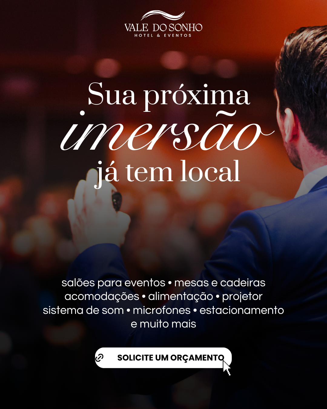 espaço para evento de imersão
