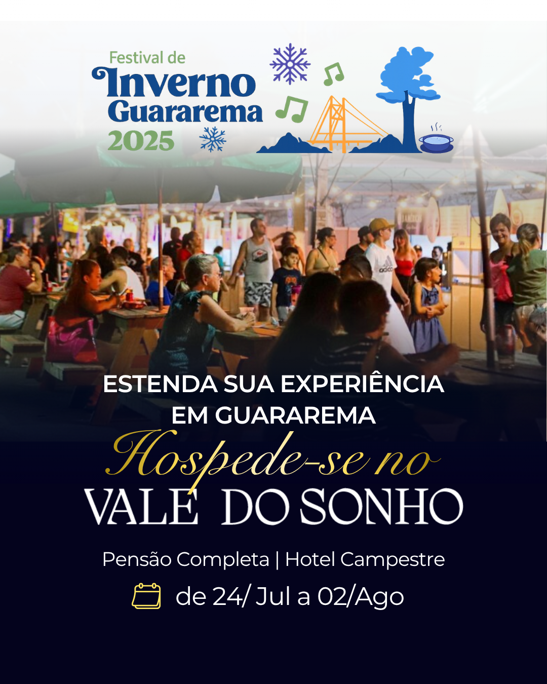 Festival de Inverno Guararema Hospedagem