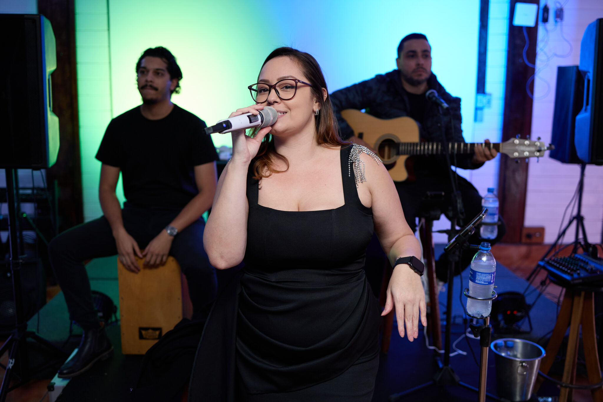evento corporativo com musica ao vivo